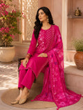 Vesh Magenta Motif Silk Blend Kurta Set