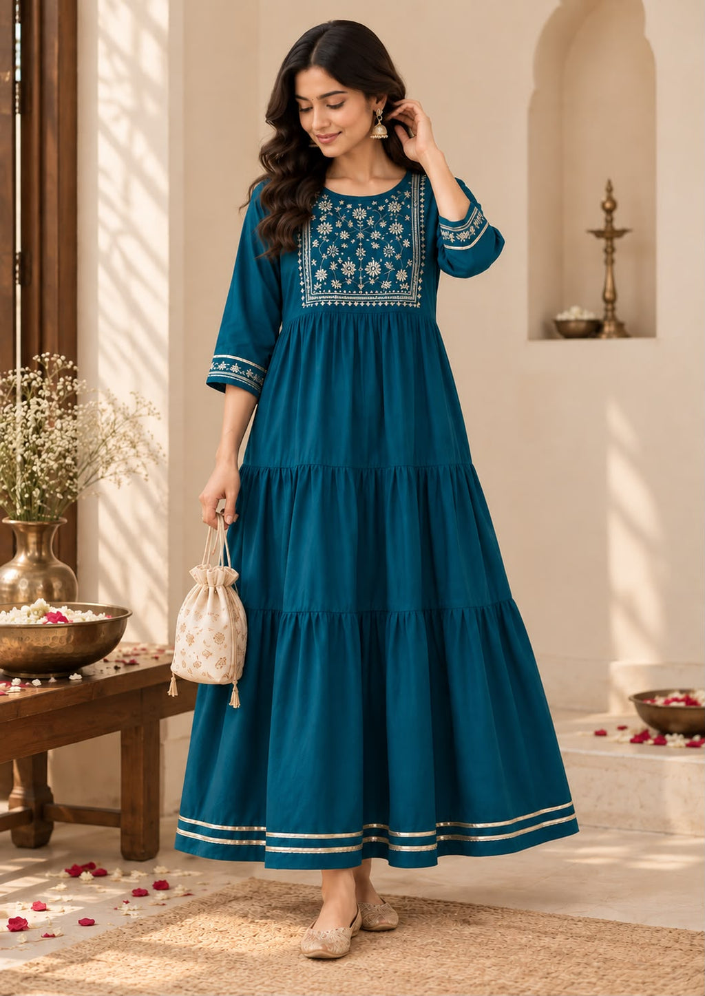 Vesh Rayon Cotton Kurti